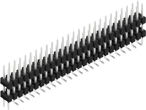 Fischer Elektronik Stiftleiste (Standard) Anzahl Reihen: 2 SL16SMD10752ZP 10St.