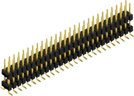 Fischer Elektronik Stiftleiste (Standard) Anzahl Reihen: 2 SL16SMD10754G 10St.