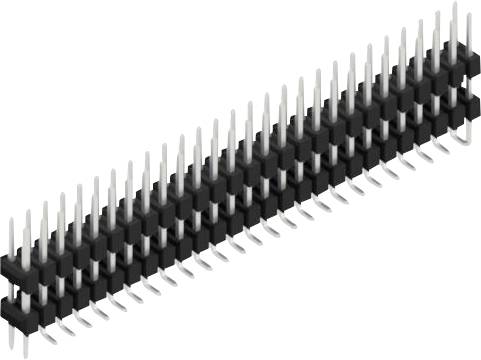 Fischer Elektronik Stiftleiste (Standard) Anzahl Reihen: 2 SL16SMD10754ZP 10St.