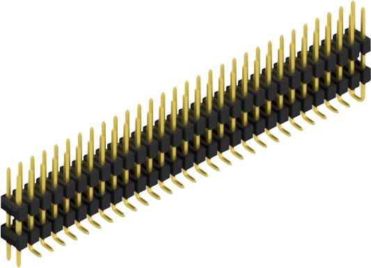 Fischer Elektronik Stiftleiste (Standard) Anzahl Reihen: 2 SL16SMD10760GP 10St.