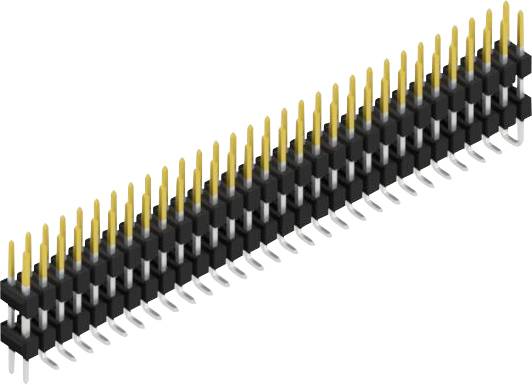 Fischer Elektronik Stiftleiste (Standard) Anzahl Reihen: 2 SL16SMD10760SP 10St.