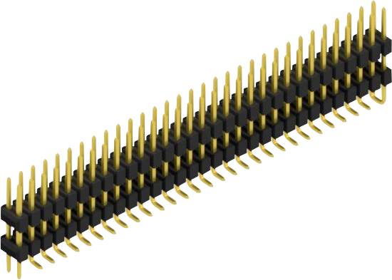 Fischer Elektronik Stiftleiste (Standard) Anzahl Reihen: 2 SL16SMD10762GP 10St.