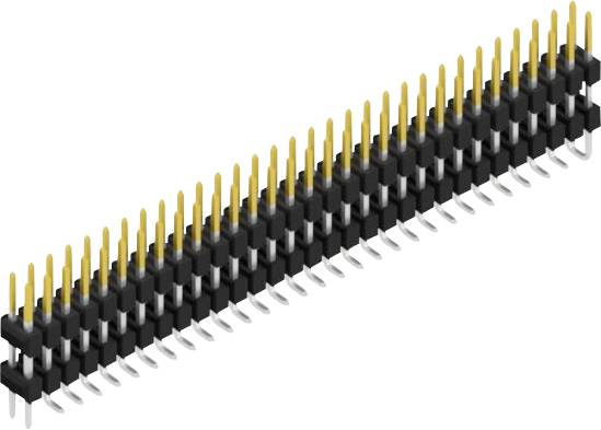 Fischer Elektronik Stiftleiste (Standard) Anzahl Reihen: 2 SL16SMD10762SP 10St.