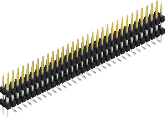 Fischer Elektronik Stiftleiste (Standard) Anzahl Reihen: 2 SL16SMD10764SP 10St.