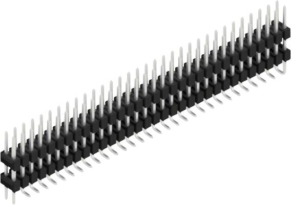 Fischer Elektronik Stiftleiste (Standard) Anzahl Reihen: 2 SL16SMD10764ZP 10St.