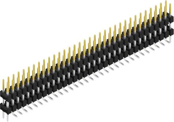 Fischer Elektronik Stiftleiste (Standard) Anzahl Reihen: 2 SL16SMD10766SP 10St.