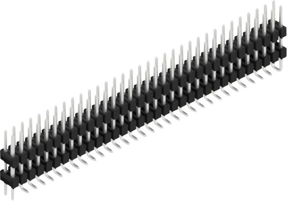 Fischer Elektronik Stiftleiste (Standard) Anzahl Reihen: 2 SL16SMD10766ZP 10St.