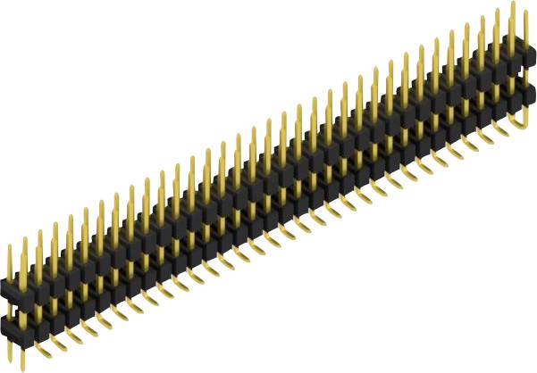 Fischer Elektronik Stiftleiste (Standard) Anzahl Reihen: 2 SL16SMD10768GP 10St.