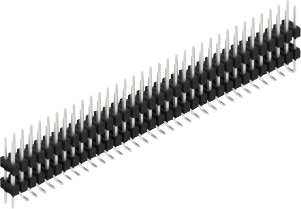 Fischer Elektronik Stiftleiste (Standard) Anzahl Reihen: 2 SL16SMD10768ZP 10St.