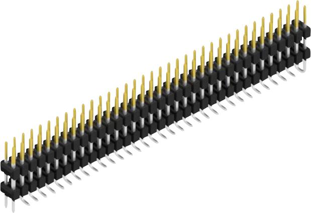 Fischer Elektronik Stiftleiste (Standard) Anzahl Reihen: 2 SL16SMD10770SP 10St.