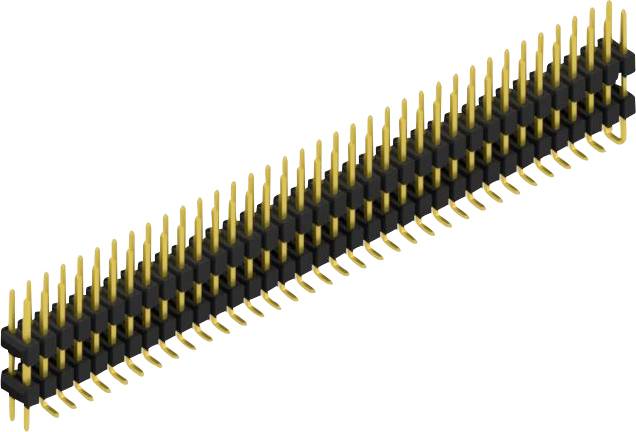 Fischer Elektronik Stiftleiste (Standard) Anzahl Reihen: 2 SL16SMD10772GP 10St.
