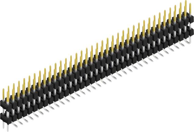 Fischer Elektronik Stiftleiste (Standard) Anzahl Reihen: 2 SL16SMD10772SP 10St.
