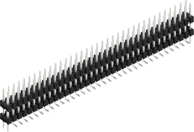 Fischer Elektronik Stiftleiste (Standard) Anzahl Reihen: 2 SL16SMD10772ZP 10St.