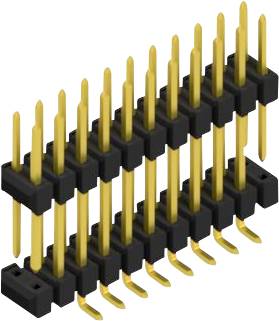 Fischer Elektronik Stiftleiste (Standard) Anzahl Reihen: 2 SL16SMD15722GP 10St.