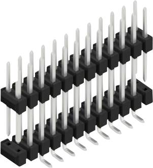 Fischer Elektronik Stiftleiste (Standard) Anzahl Reihen: 2 SL16SMD15724ZP 10St.