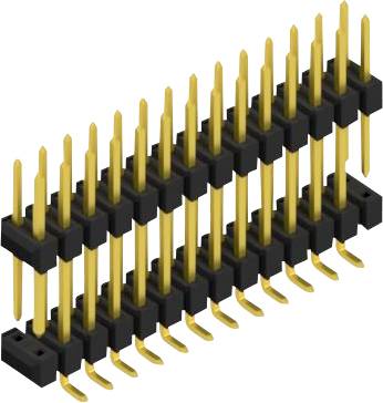 Fischer Elektronik Stiftleiste (Standard) Anzahl Reihen: 2 SL16SMD15728GP 10St.