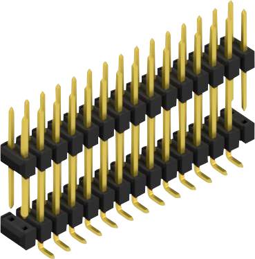 Fischer Elektronik Stiftleiste (Standard) Anzahl Reihen: 2 SL16SMD15730GP 10St.