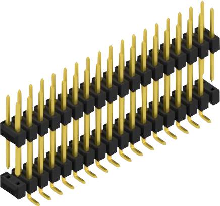Fischer Elektronik Stiftleiste (Standard) Anzahl Reihen: 2 SL16SMD15736GP 10St.