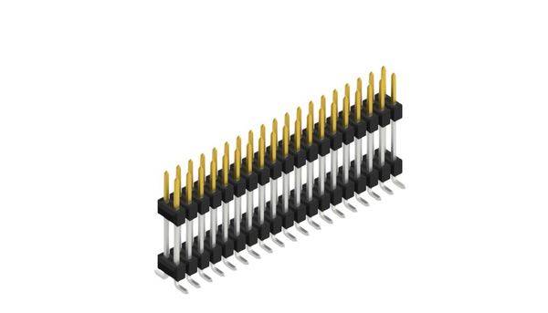 Fischer Elektronik Stiftleiste (Standard) Anzahl Reihen: 2 10052250 10St.