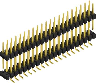 Fischer Elektronik Stiftleiste (Standard) Anzahl Reihen: 2 SL16SMD15742GP 10St.