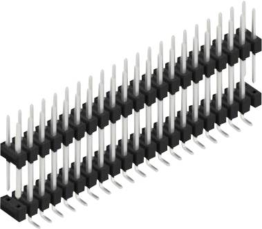 Fischer Elektronik Stiftleiste (Standard) Anzahl Reihen: 2 SL16SMD15742ZP 10St.
