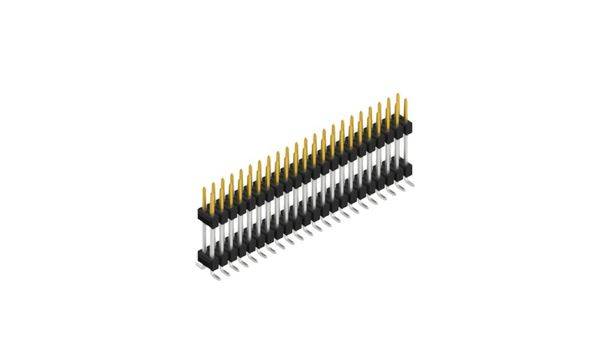 Fischer Elektronik Stiftleiste (Standard) Anzahl Reihen: 2 SL16SMD15744S 10St.