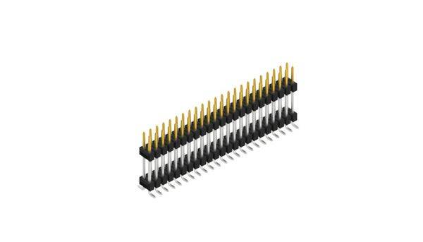 Fischer Elektronik Stiftleiste (Standard) Anzahl Reihen: 2 SL16SMD15746S 10St.