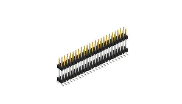 Fischer Elektronik Stiftleiste (Standard) Anzahl Reihen: 2 SL16SMD15748S 10St.