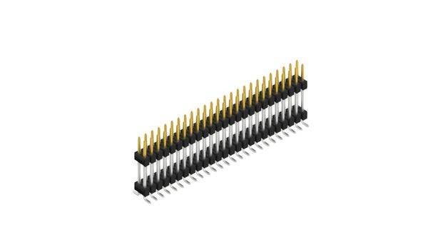 Fischer Elektronik Stiftleiste (Standard) Anzahl Reihen: 2 SL16SMD15750S 10St.