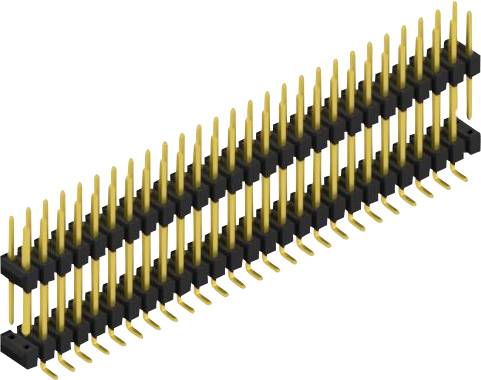 Fischer Elektronik Stiftleiste (Standard) Anzahl Reihen: 2 SL16SMD15754GP 10St.