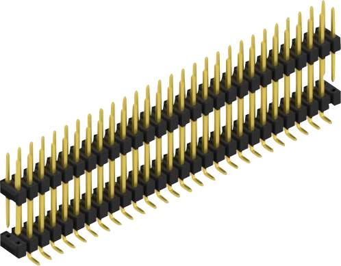 Fischer Elektronik Stiftleiste (Standard) Anzahl Reihen: 2 SL16SMD15756GP 10St.