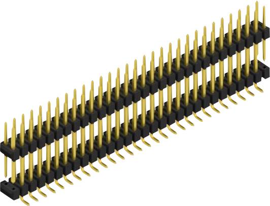 Fischer Elektronik Stiftleiste (Standard) Anzahl Reihen: 2 SL16SMD15760GP 10St.
