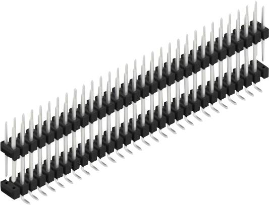 Fischer Elektronik Stiftleiste (Standard) Anzahl Reihen: 2 SL16SMD15760ZP 10St.