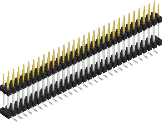Fischer Elektronik Stiftleiste (Standard) Anzahl Reihen: 2 SL16SMD15762SP 10St.