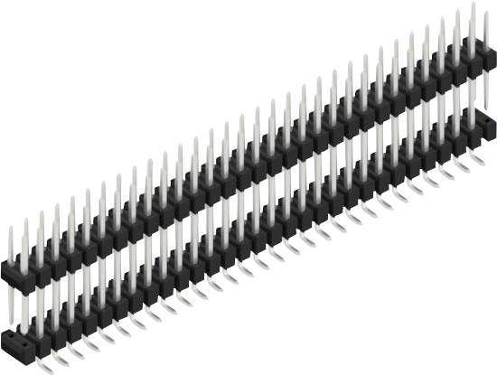 Fischer Elektronik Stiftleiste (Standard) Anzahl Reihen: 2 SL16SMD15762ZP 10St.