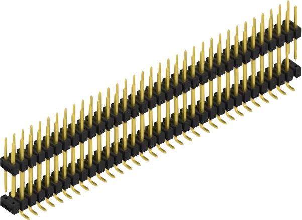Fischer Elektronik Stiftleiste (Standard) Anzahl Reihen: 2 SL16SMD15768GP 10St.