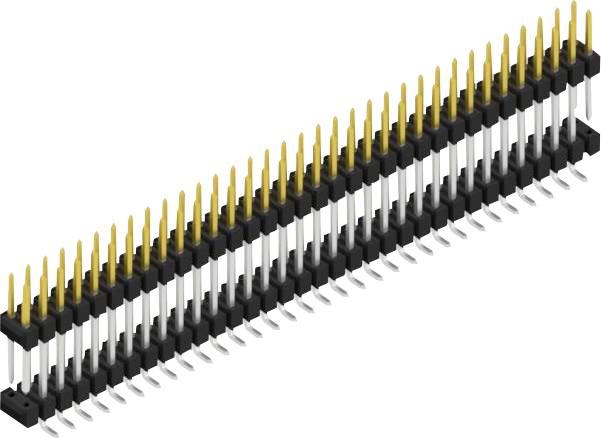 Fischer Elektronik Stiftleiste (Standard) Anzahl Reihen: 2 SL16SMD15768SP 10St.
