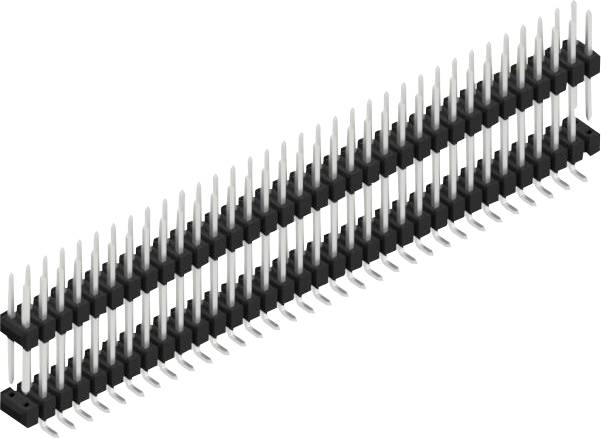 Fischer Elektronik Stiftleiste (Standard) Anzahl Reihen: 2 SL16SMD15768ZP 10St.