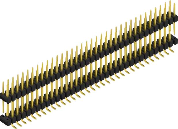 Fischer Elektronik Stiftleiste (Standard) Anzahl Reihen: 2 SL16SMD15770GP 10St.