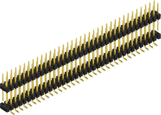 Fischer Elektronik Stiftleiste (Standard) Anzahl Reihen: 2 SL16SMD15772GP 10St.
