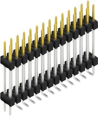 Fischer Elektronik Stiftleiste (Standard) Anzahl Reihen: 2 SL16SMD18228SP 10St.