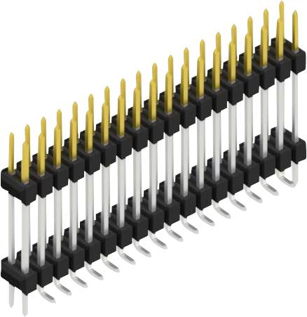 Fischer Elektronik Stiftleiste (Standard) Anzahl Reihen: 2 SL16SMD18236SP 10St.