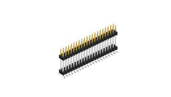 Fischer Elektronik Stiftleiste (Standard) Anzahl Reihen: 2 SL16SMD18242S 10St.