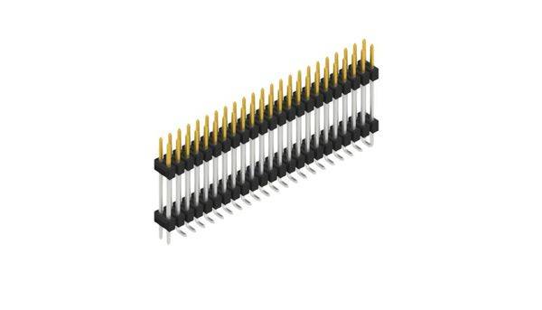 Fischer Elektronik Stiftleiste (Standard) Anzahl Reihen: 2 SL16SMD18246SP 10St.