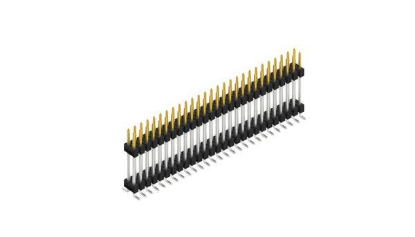 Fischer Elektronik Stiftleiste (Standard) Anzahl Reihen: 2 SL16SMD18254S 10St.