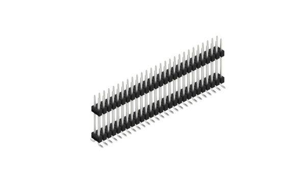 Fischer Elektronik Stiftleiste (Standard) Anzahl Reihen: 2 SL16SMD18254Z 10St.