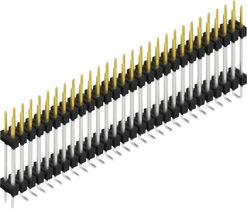 Fischer Elektronik Stiftleiste (Standard) Anzahl Reihen: 2 SL16SMD18256SP 10St.