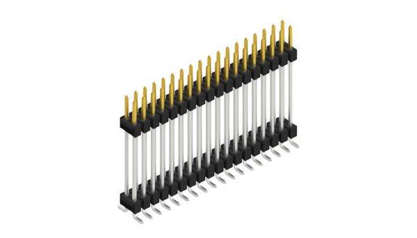 Fischer Elektronik Stiftleiste (Standard) Anzahl Reihen: 2 10052511 10St.