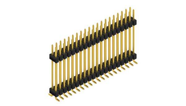 Fischer Elektronik Stiftleiste (Standard) Anzahl Reihen: 2 10052517 10St.