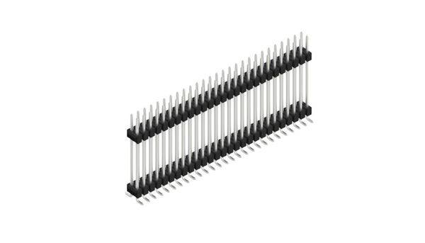 Fischer Elektronik Stiftleiste (Standard) Anzahl Reihen: 2 SL16SMD24754Z 10St.